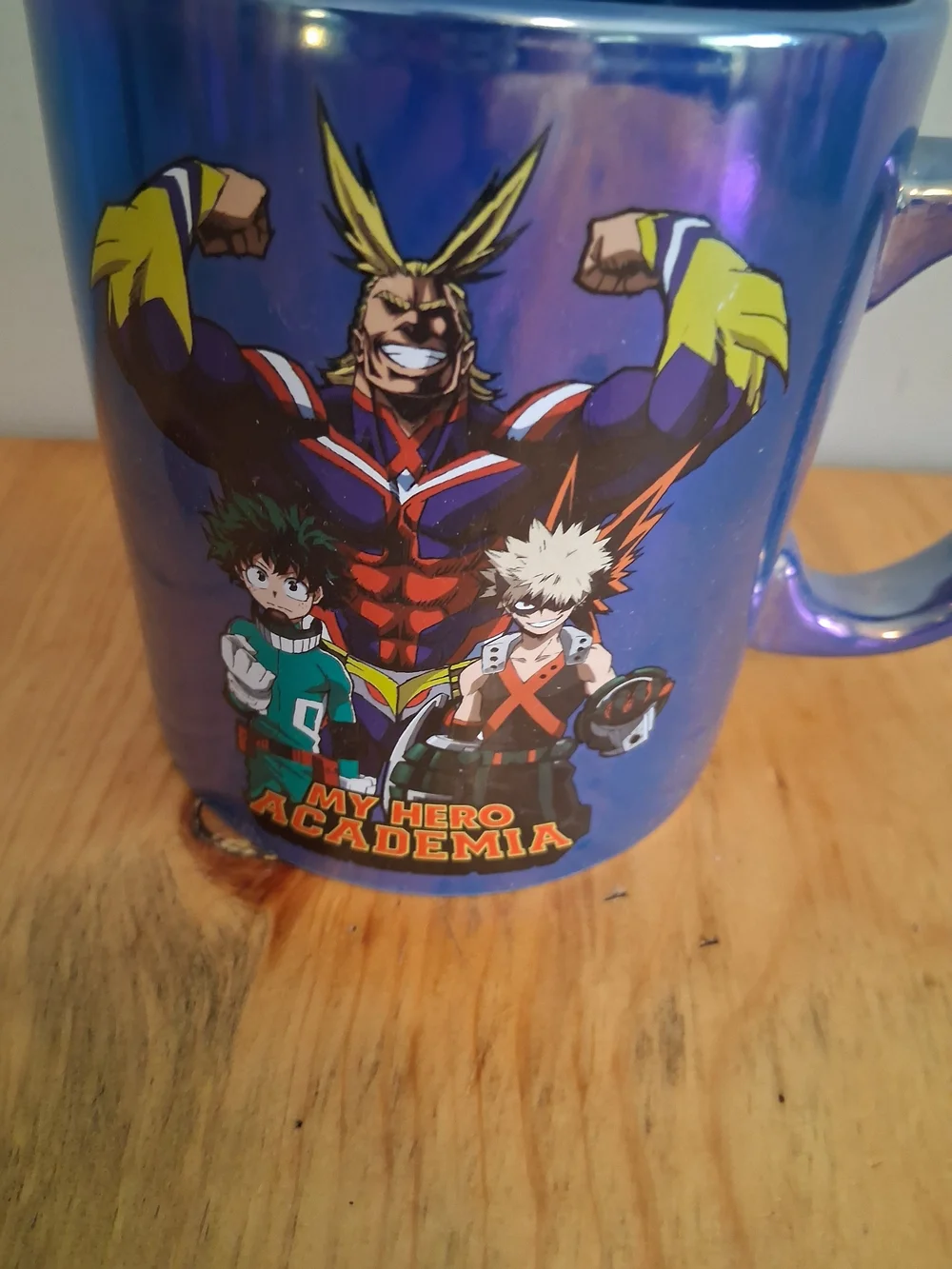 My Hero Academia Blue Iridescent Ceramic Coffee Mug